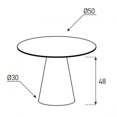 Table d'appoint Sonorous CT-SET-CN-B